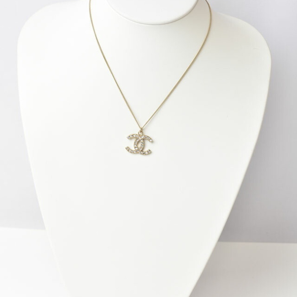 CHANEL Gold Logo Necklace - Picture 3 of 7